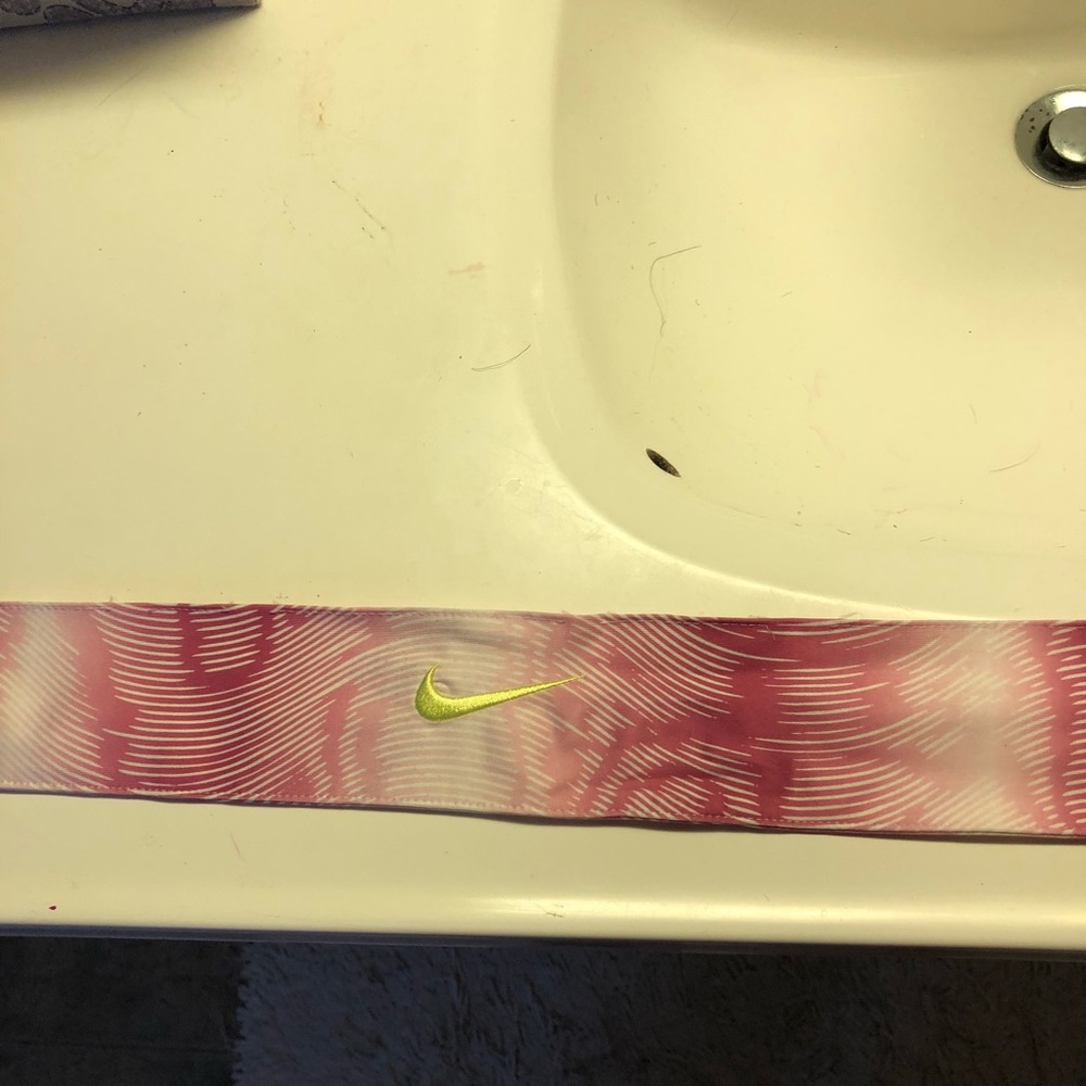 Patterned nike tie headband